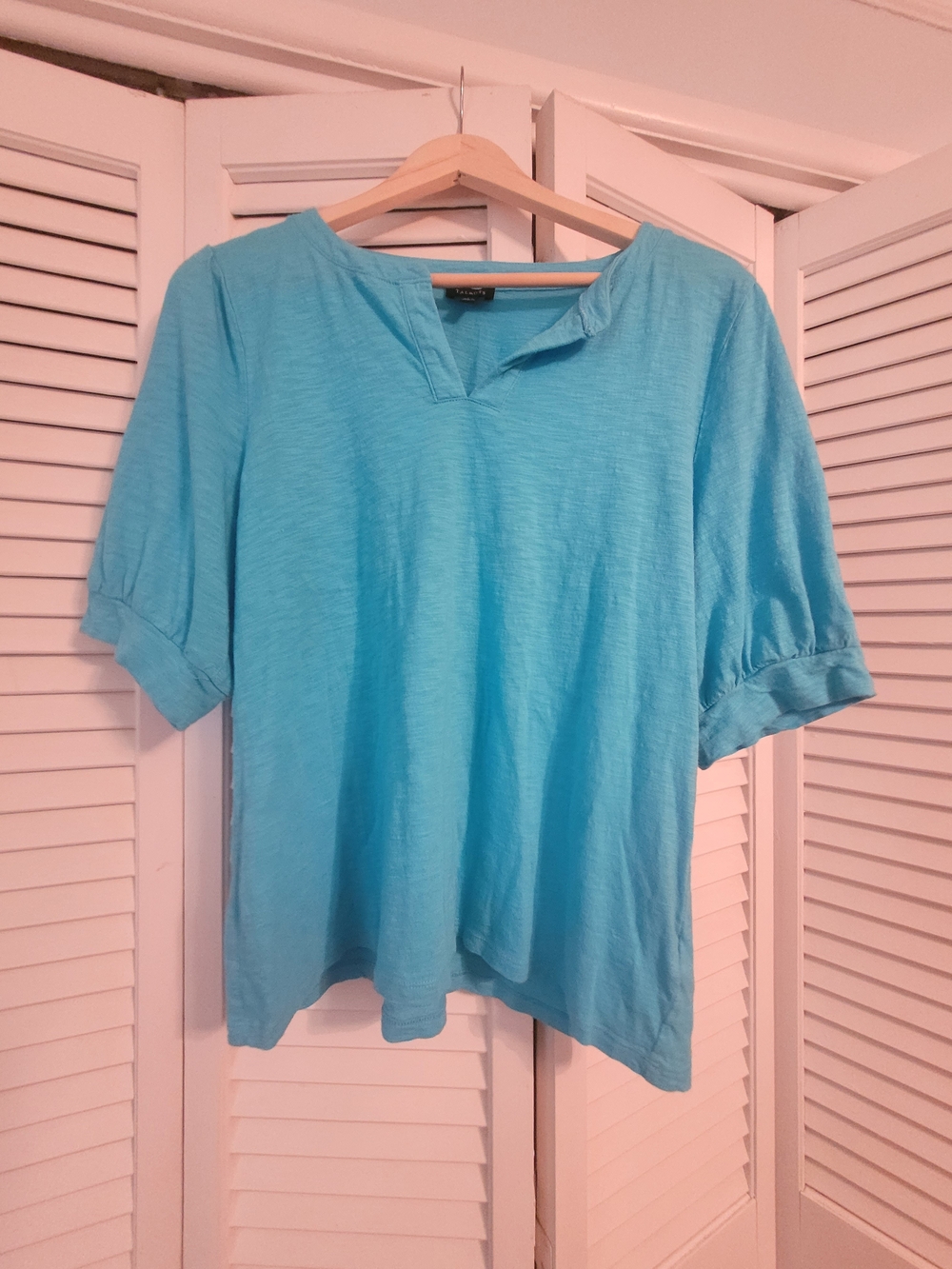 Talbots Turquoise Short Sleeve Tee